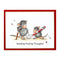 House Mouse Cling Rubber Stamp Healing Thoughts