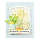 Spellbinders Etched Dies By Tina Smith Botanical Solarium, Windows With A View*
