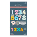 Spellbinders Etched Dies From Colour Mix Celebrations Bold Numbers*