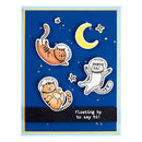 Simon Hurley create. Clear Stamps 6"X9" Space Friends
