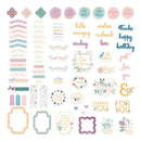 Spellbinders Printed Die-Cuts Floral Friendship Sentiments