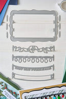 Sizzix Thinlits Die Set By 49 and Market 15/Pkg - Snap and Swap Merry Christmas