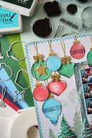 Sizzix-Ready Baubles Clear Stamp Set w/ Framelits