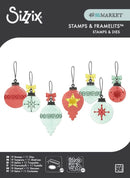 Sizzix-Ready Baubles Clear Stamp Set w/ Framelits