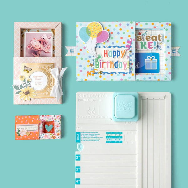 We R Makers Punch Board Shadow Box