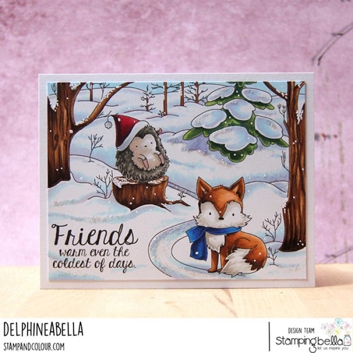 Stamping Bella Cling Stamps Winter Sentiment*