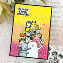 Picket Fence Studios Stencil 6"x 8" - Rainbow Dreams*