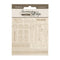 Stamperia Decorative Chips 5.5"x 5.5" - Silent Sea - Little Town