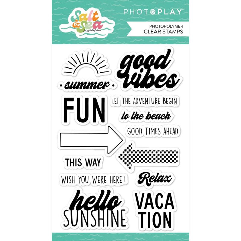 PhotoPlay Photopolymer Clear Stamps Salt & Sea