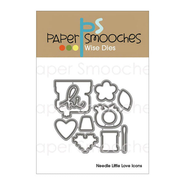 Paper Smooches Wise Dies - Needle Little Love Icons