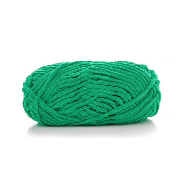 Poppy Crafts Super Soft Chenille Yarn 100g - Shamrock