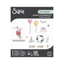 Sizzix Clear Stamps Set 13/Pkg w/ 11/Pkg Framelits Die Set by 49 & Market - Sweet Drop