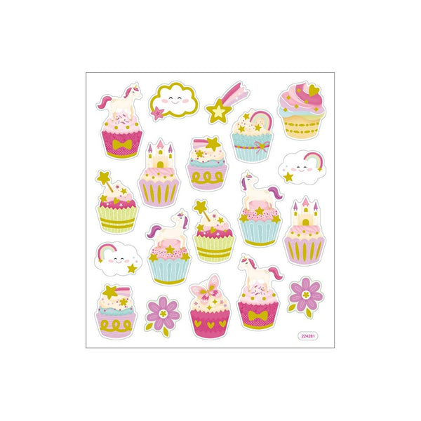 Sticker King Stickers - Fantasy Cupcakes