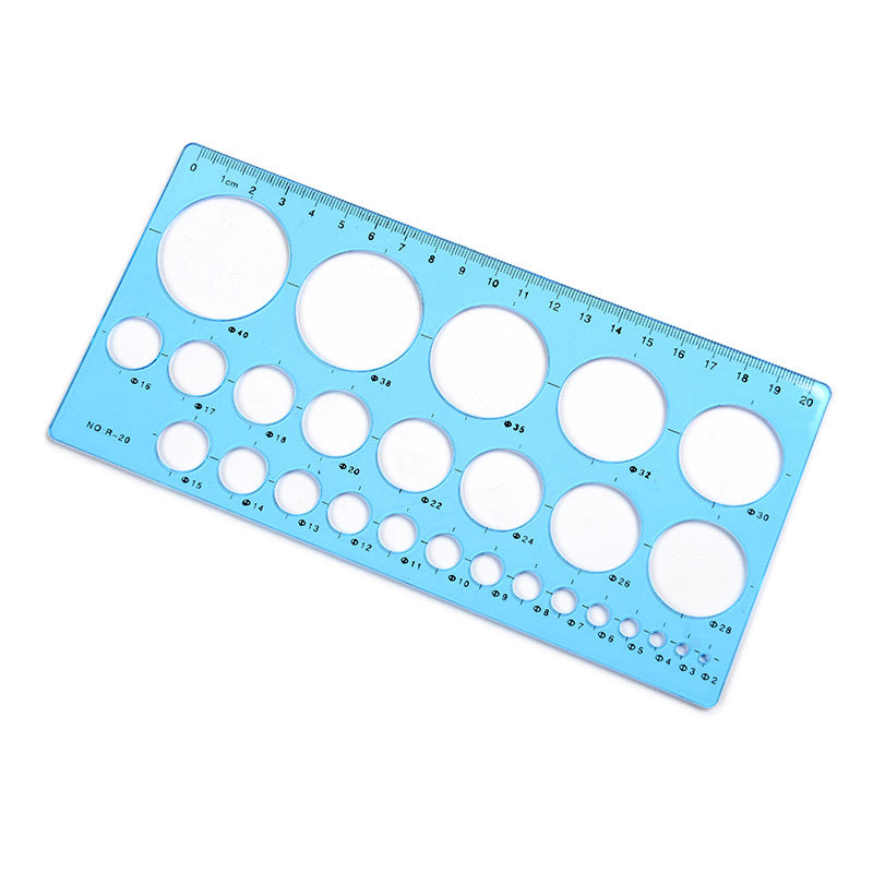 Universal Crafts Circle Sizer Ruler - Blue