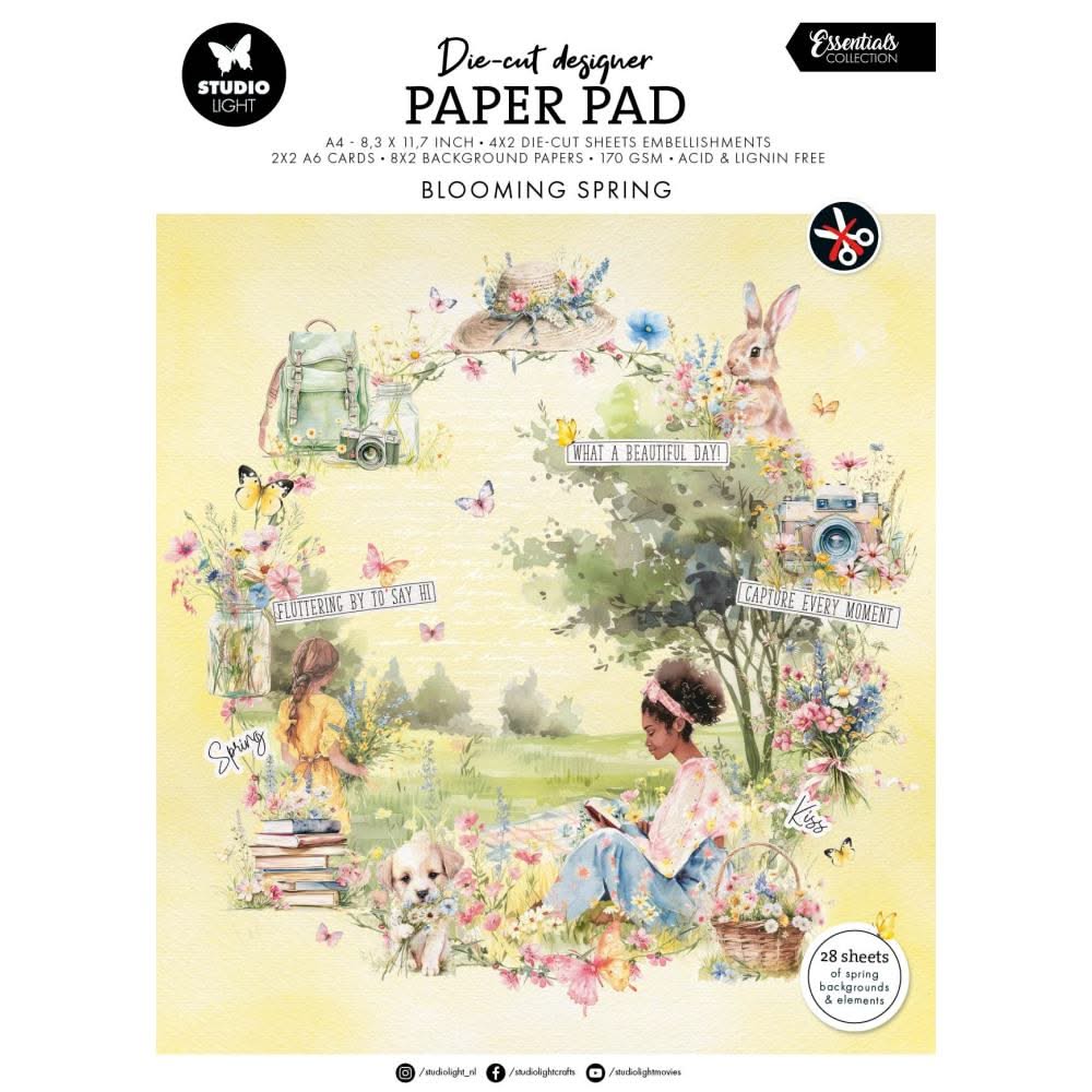 Studio Light Designer Die-Cut Paper Pad 8.26