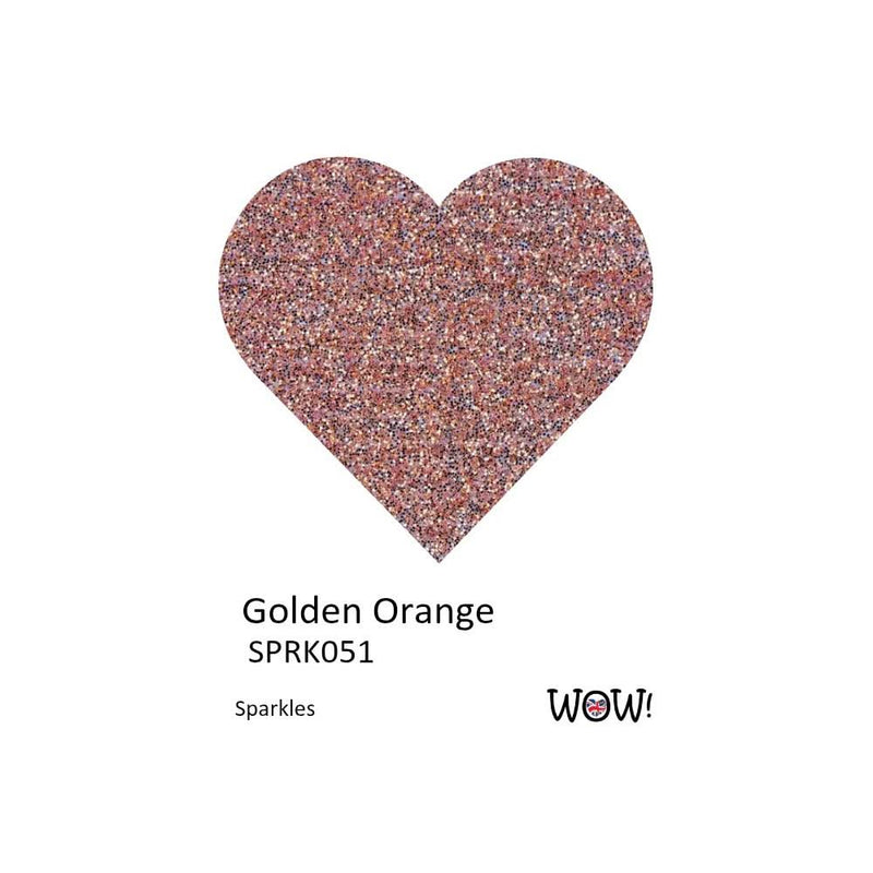 WOW! Sparkles Glitter 15ml - Golden Orange