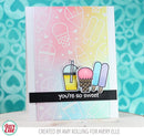 Avery Elle Clear Stamp Set 3"x 4" - Cool Treats*
