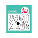 Avery Elle Clear Stamp Set 3"x 4" - Cool Treats*