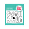 Avery Elle Clear Stamp Set 3"x 4" - Cool Treats