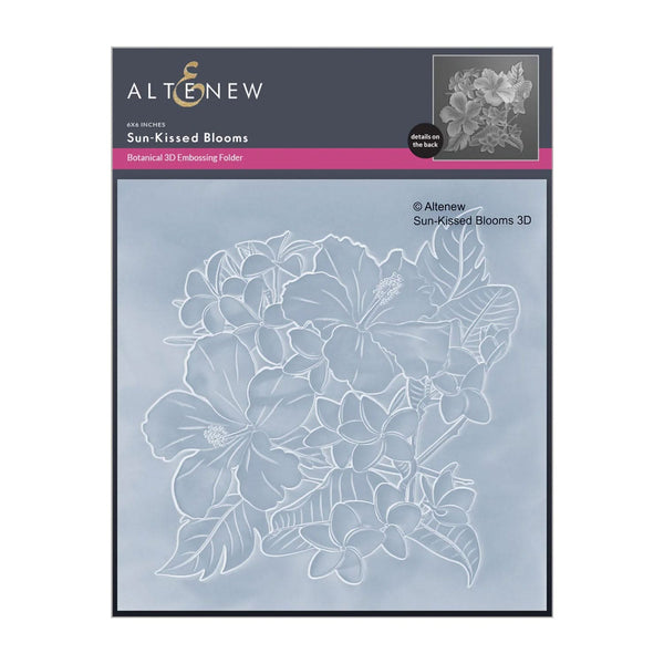 Altenew Sun-Kissed Blooms Botanical 3D Embossing Folder