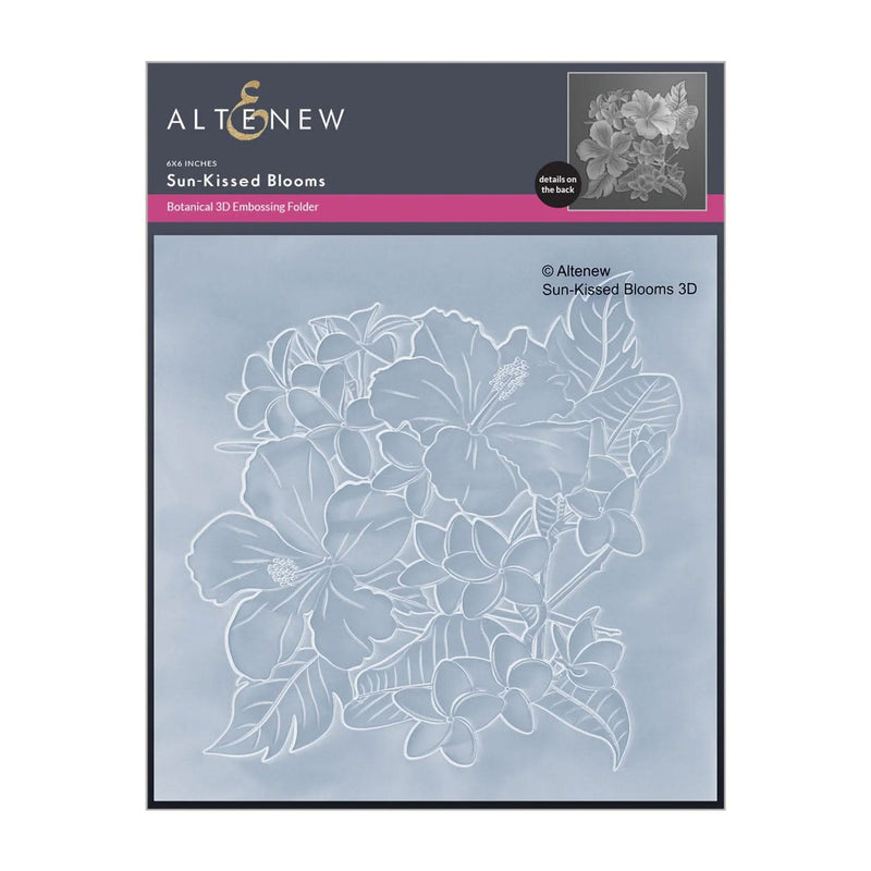 Altenew Sun-Kissed Blooms Botanical 3D Embossing Folder