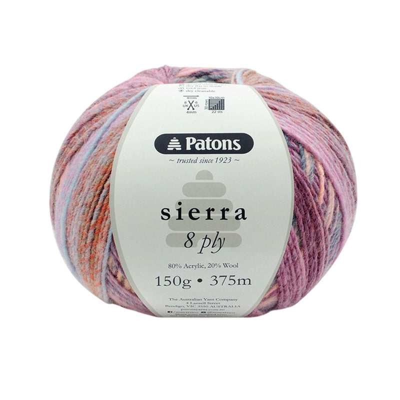Patons Sierra Yarn 8ply 150g - Sundown
