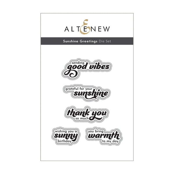 Altenew Sunshine Greetings Die Set*