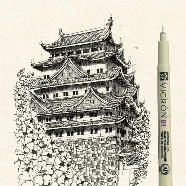 Sakura Pigma Micron 6pc Black Set A