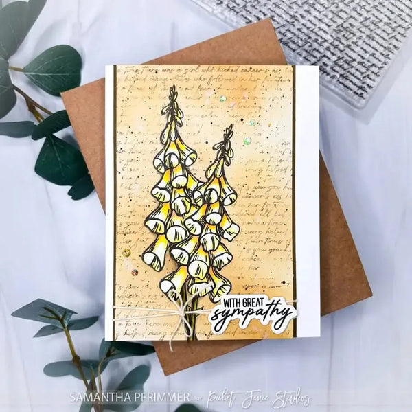 Picket Fence Studios Clear Stamp Set - Sweet Summer Bellflowers*