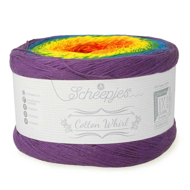 Scheepjes Cotton Whirl Yarn - Candy Carnival