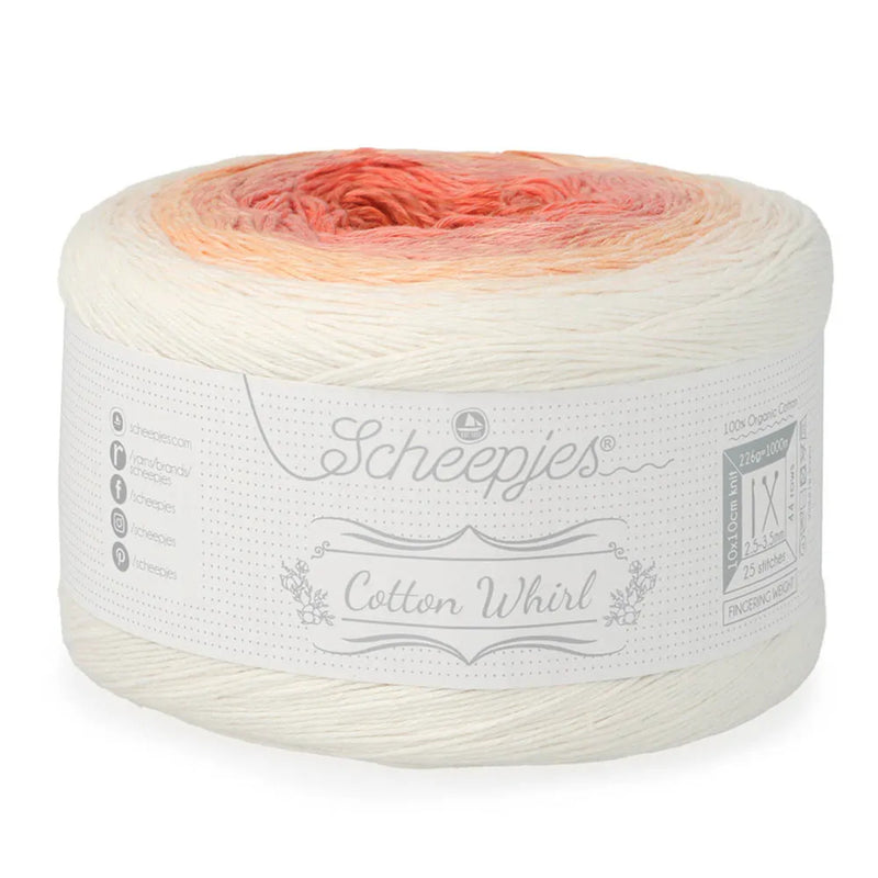 Scheepjes Cotton Whirl Yarn - Cinderlight