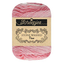 Skein of yarn with 'Scheepjes' label on a white background