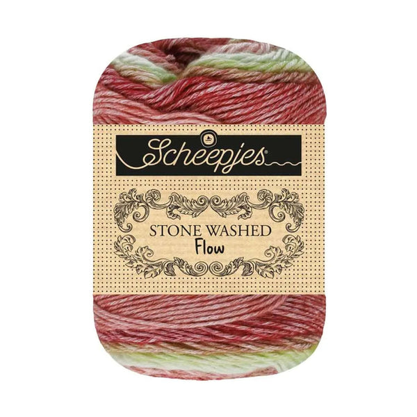 Scheepjes Stone Washed Flow Yarn - Yuletide