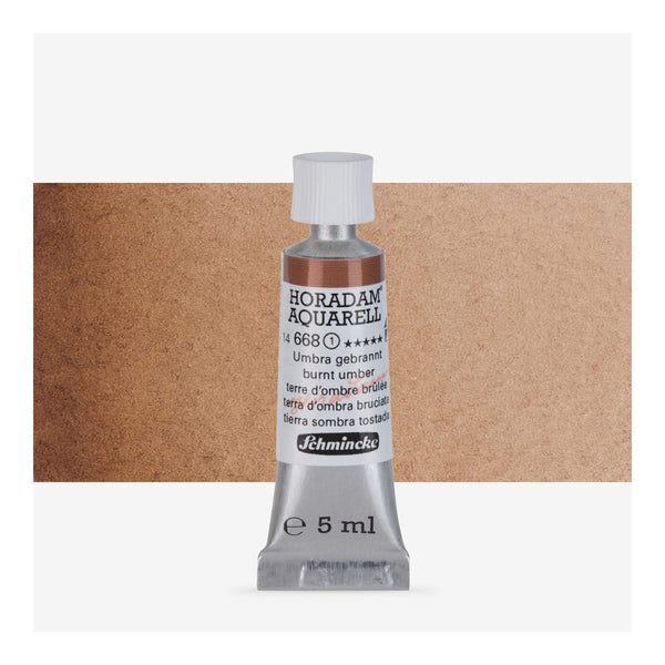 Schmincke Horadam Aquarell Watercolour Paint 5ml - S1 - Burnt Umber
