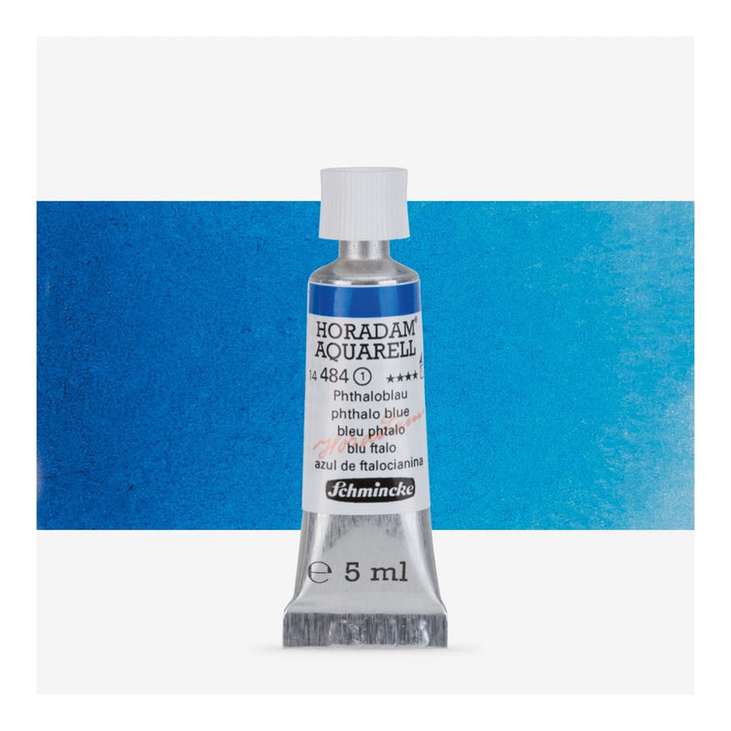 Schmincke Horadam Aquarell Watercolour Paint 5ml - S1 - Phthalo Blue