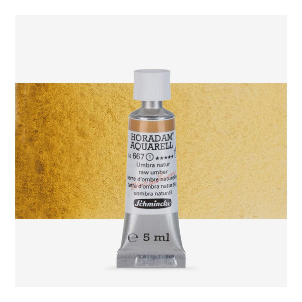 Schmincke Horadam Aquarell Watercolour Paint 5ml - S1 - Raw Umber