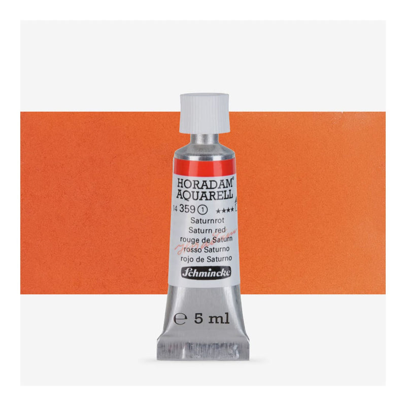 Schmincke Horadam Aquarell Watercolour Paint 5ml - S1 - Saturn Red
