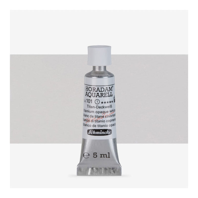 Schmincke Horadam Aquarell Watercolour Paint 5ml - S1 - Titanium Opaque White