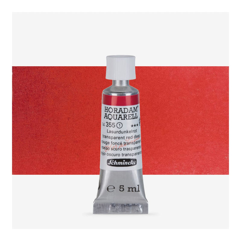 Schmincke Horadam Aquarell Watercolour Paint 5ml - S1 - Transparent Red Deep