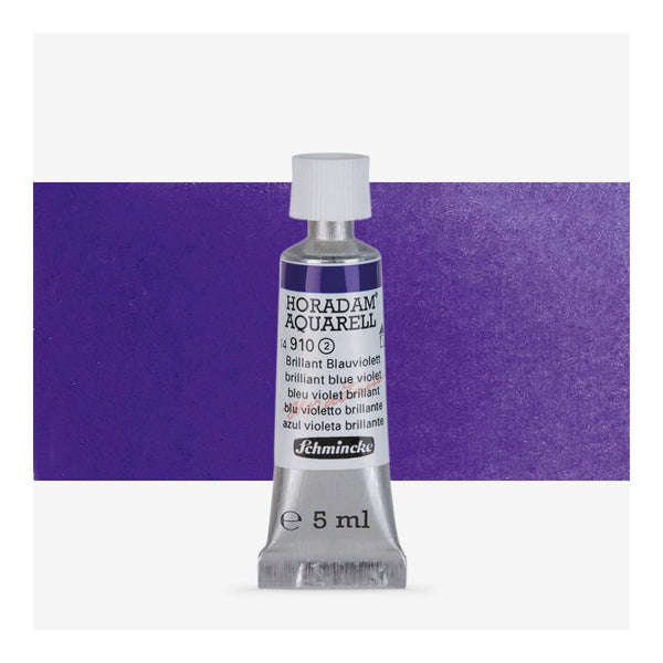 Schmincke Horadam Aquarell Watercolour Paint 5ml - S2 - Brilliant Blue Violet