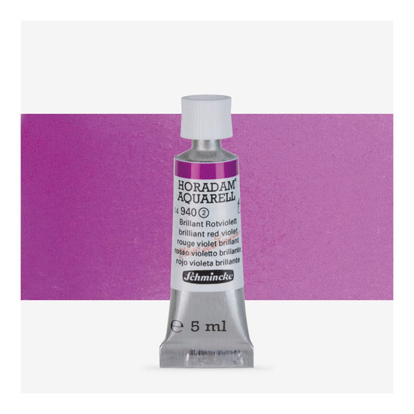 Schmincke Horadam Aquarell Watercolour Paint 5ml - S2 - Brilliant Red Violet