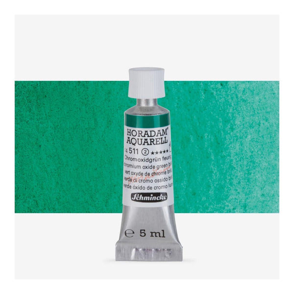 Schmincke Horadam Aquarell Watercolour Paint 5ml - S2 - Chromium Oxide Green Brilliant