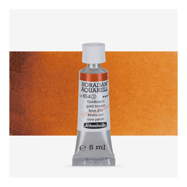 Schmincke Horadam Aquarell Watercolour Paint 5ml - S2 - Gold Brown