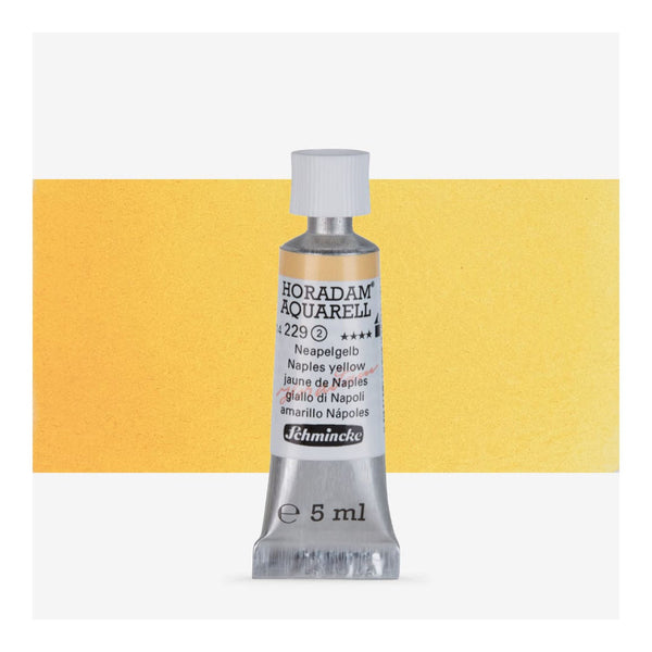 Schmincke Horadam Aquarell Watercolour Paint 5ml - S2 - Naples Yellow
