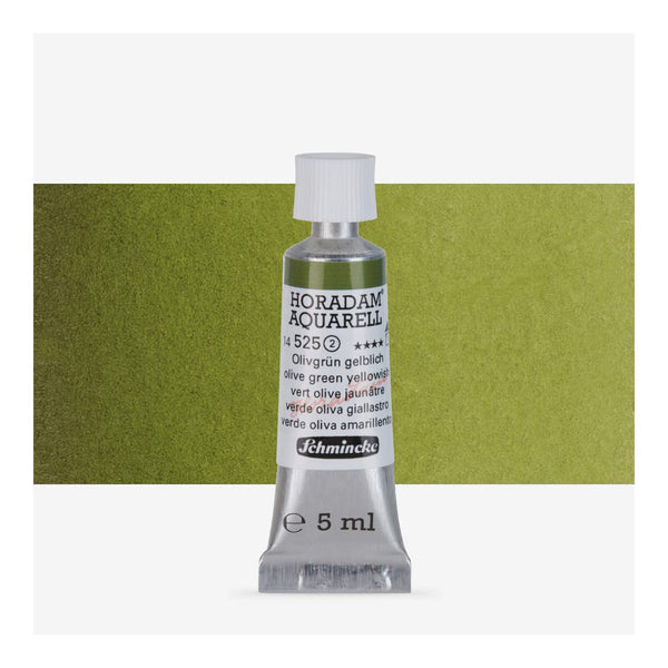 Schmincke Horadam Aquarell Watercolour Paint 5ml - S2 - Olive Green Yellowish