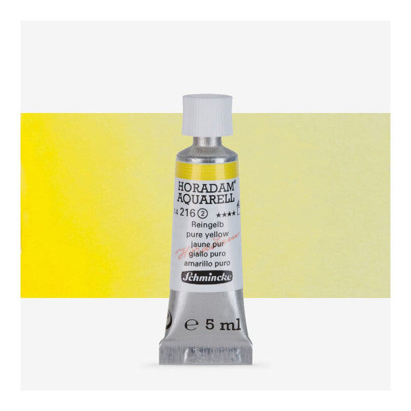 Schmincke Horadam Aquarell Watercolour Paint 5ml - S2 - Pure Yellow