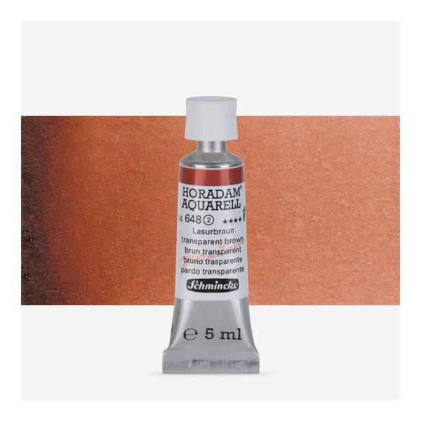 Schmincke Horadam Aquarell Watercolour Paint 5ml - S2 - Transparent Brown