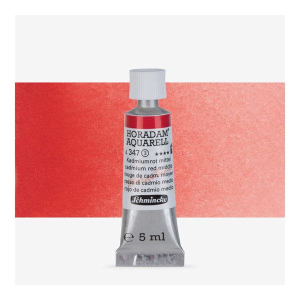 Schmincke Horadam Aquarell Watercolour Paint 5ml - S3 - Cadmium Red Middle