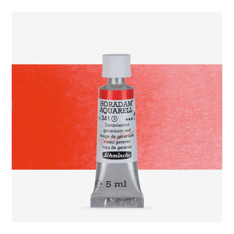 Schmincke Horadam Aquarell Watercolour Paint 5ml - S3 - Geranium Red ...