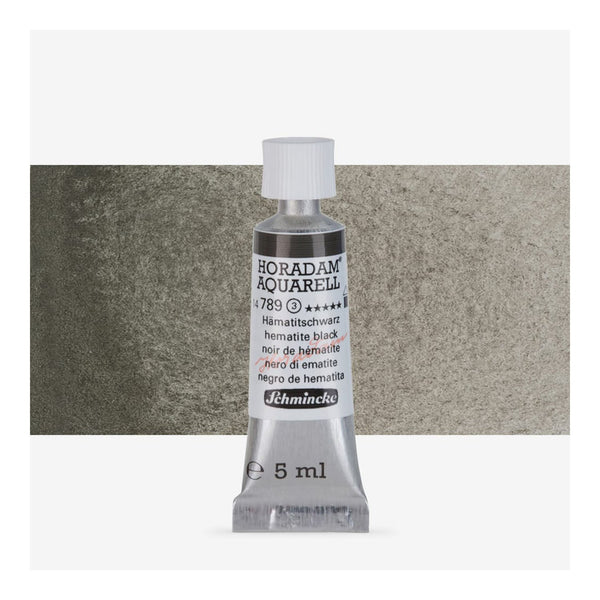 Schmincke Horadam Aquarell Watercolour Paint 5ml - S3 - Hematite Black